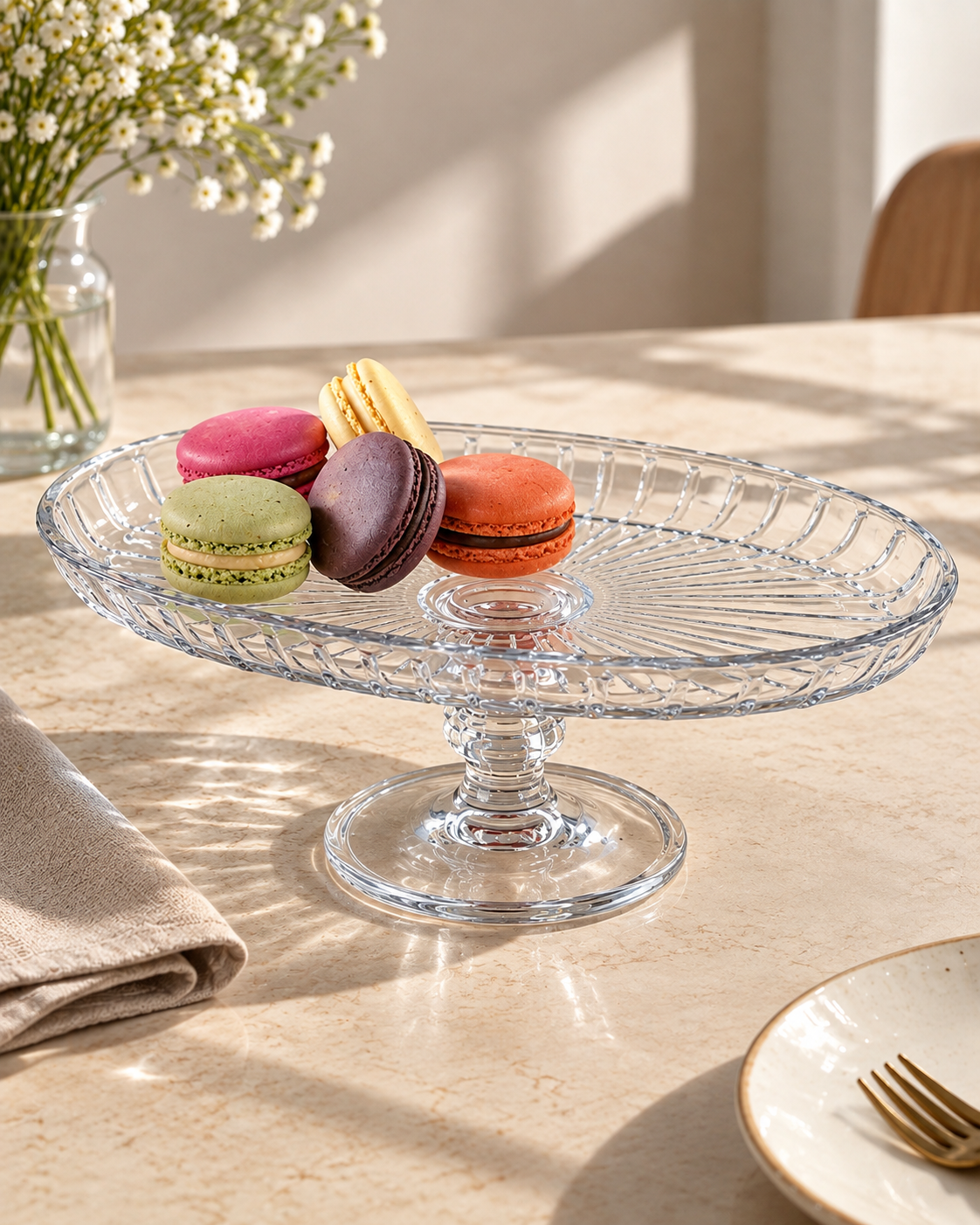 Elegant Patisserie Oval