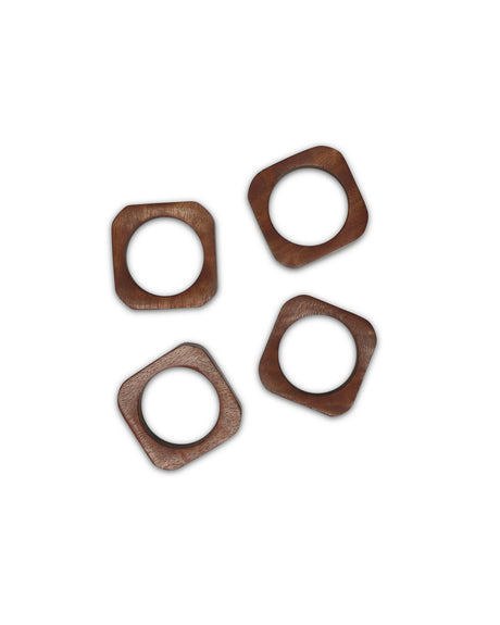 Serviettenring Holz Moku 4er Set