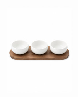 Belicia Akazie Snack Platte 4-Teilig
