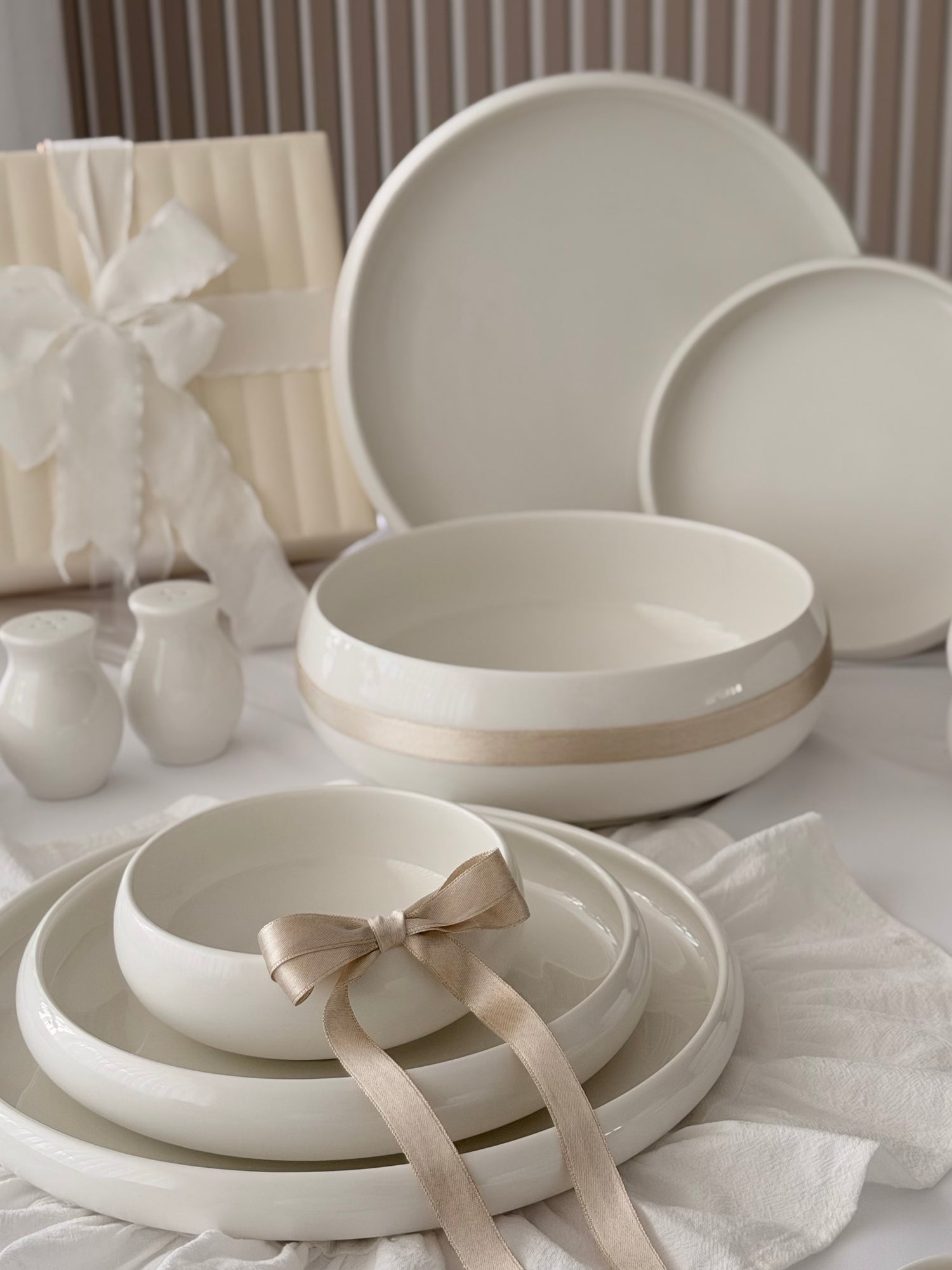 Belicia Geschirr-Set Weiß 27-teilig – Eka Store