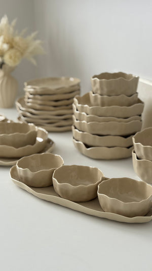 Angles Beige Snack Set 4 - teilig