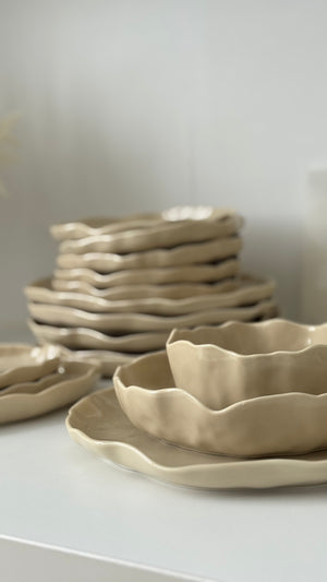 Angles Beige Teller-Set 27-teilig