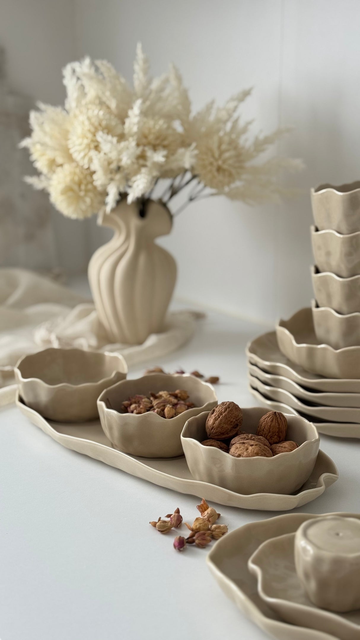 Angles Beige Snack Set 4 - teilig