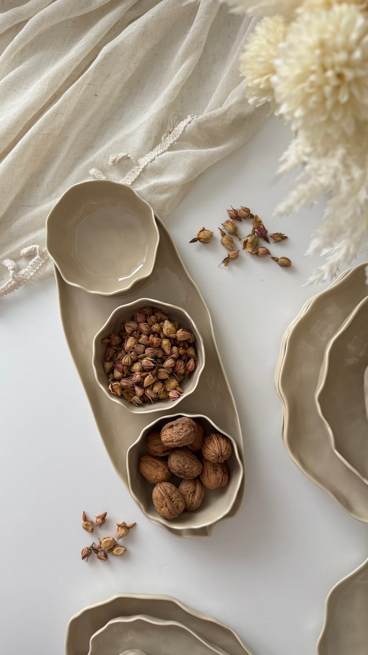 Angles Beige Snack Set 4 - teilig