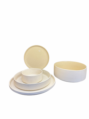 Granit Beige Teller-Set 25-teilig