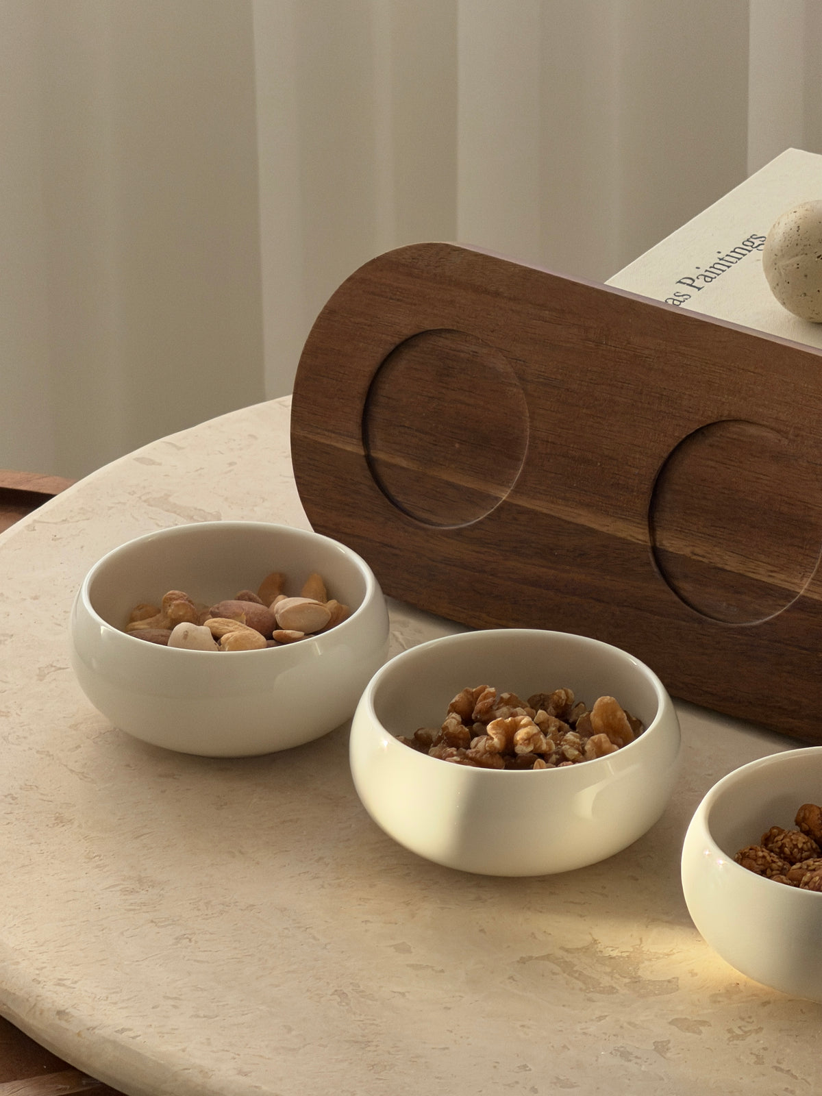 Belicia Akazie Snack Platte 4-Teilig