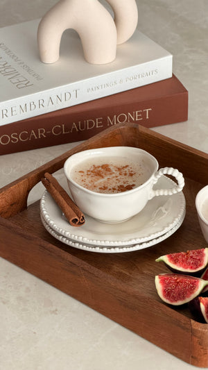Pearl Beige Kaffeetassen Set