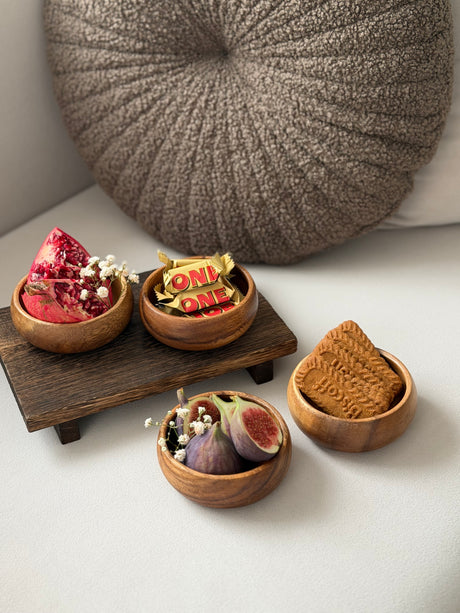 Akazien Snackbowl 4er Set